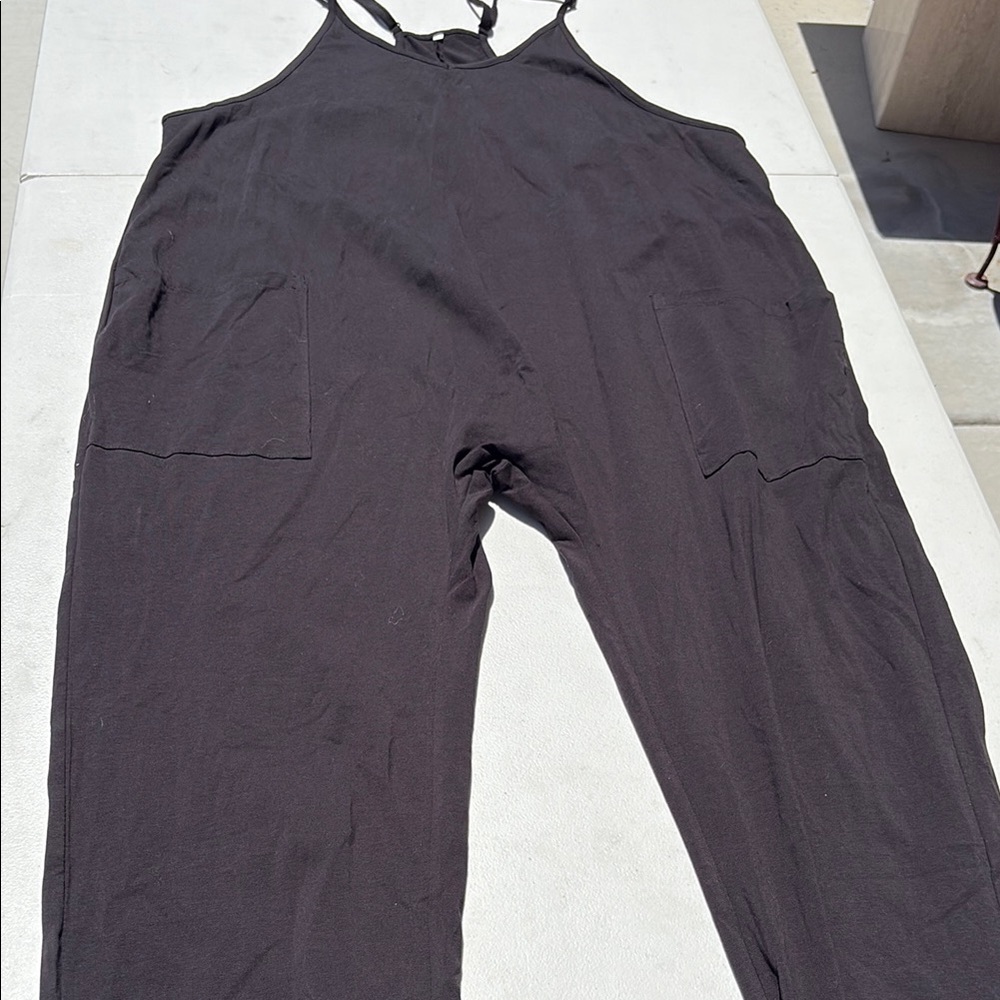 Black Professional Jumpsuit with Tailored Fit
